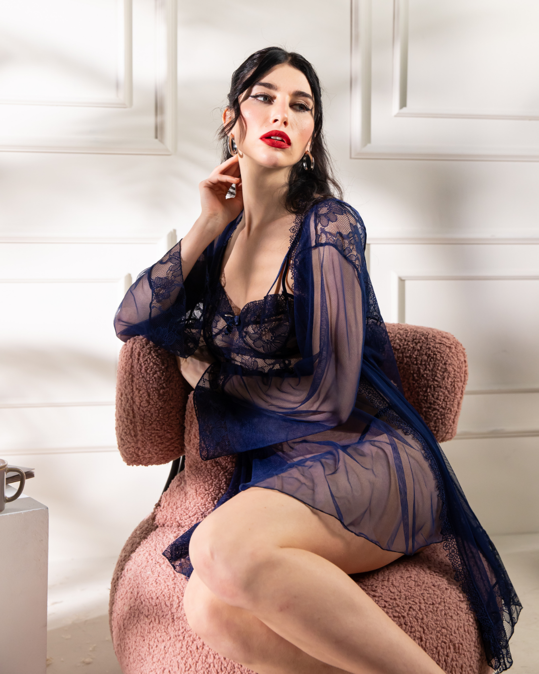 Blue Gown Sabahlık